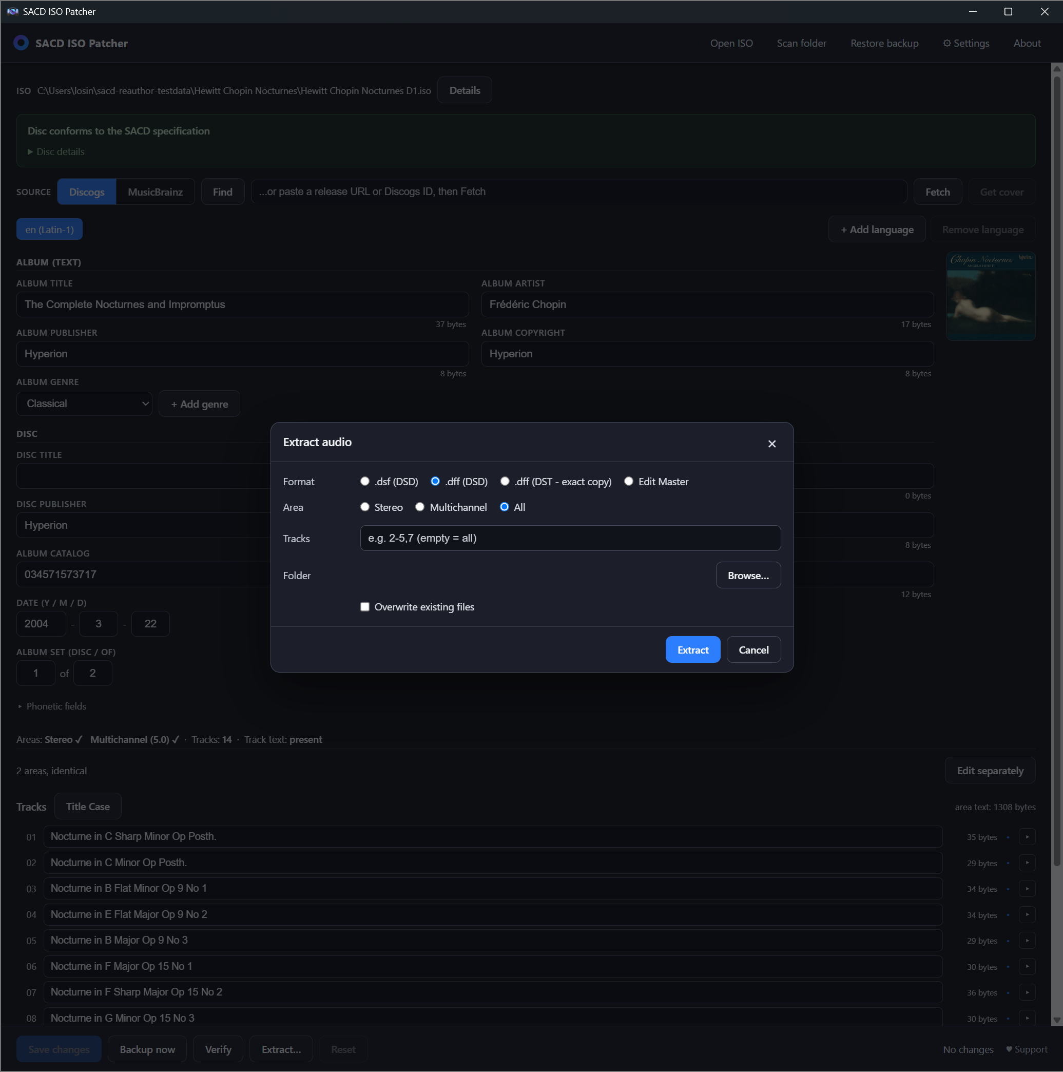 Extract audio dialog